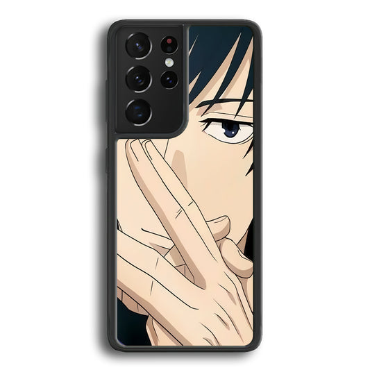 Jujutsu Kaisen Megumi Face Samsung Galaxy S21 Ultra Case - Ezzystore