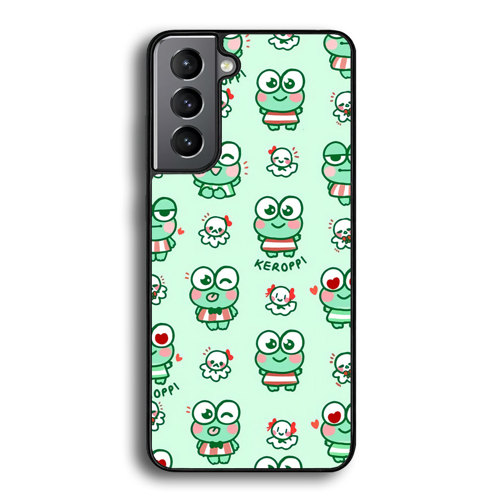 Keroppi Cute Expression Samsung Galaxy S21 Plus Case