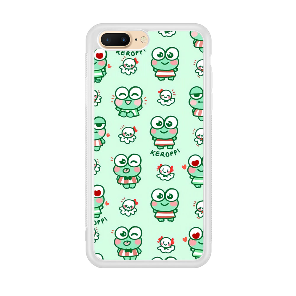 Keroppi Cute Expression iPhone 8 Plus Case
