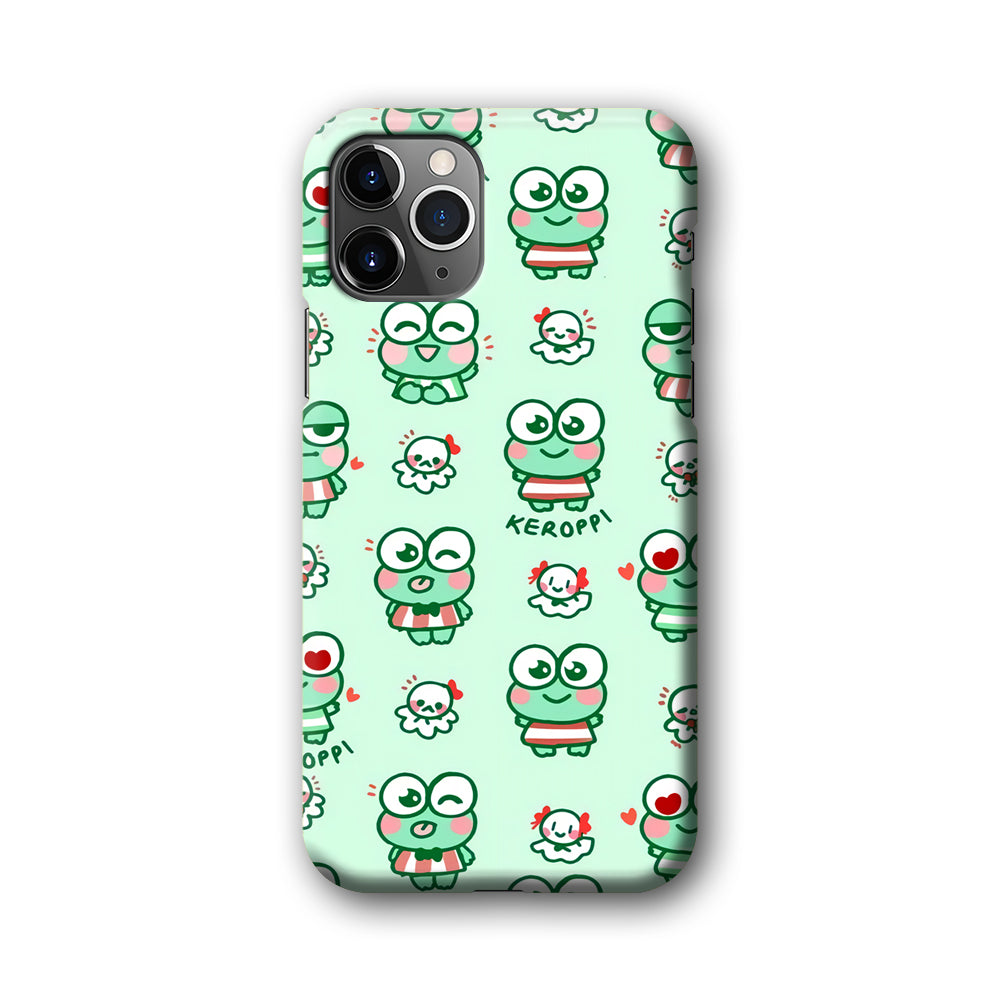 Keroppi Cute Expression iPhone 11 Pro Case