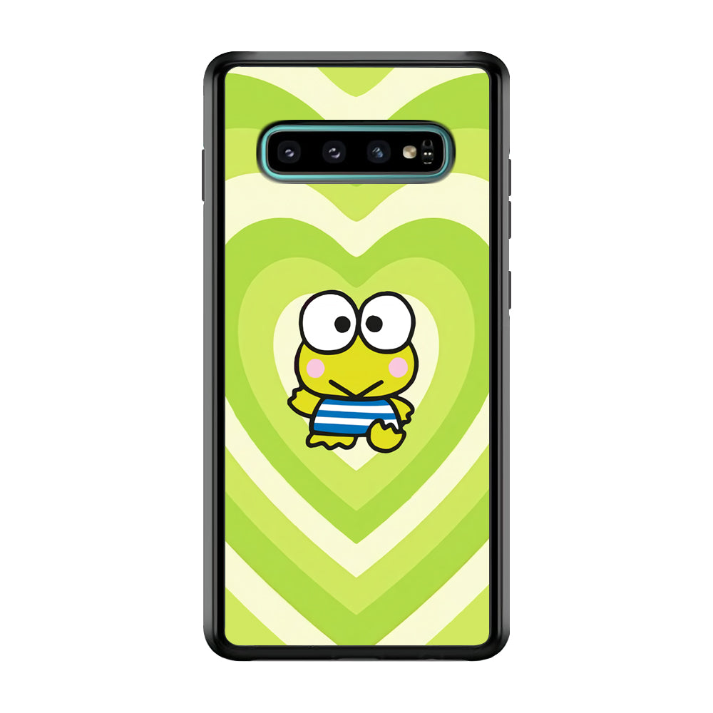 Keroppi Love Pattern Samsung Galaxy S10 Plus Case