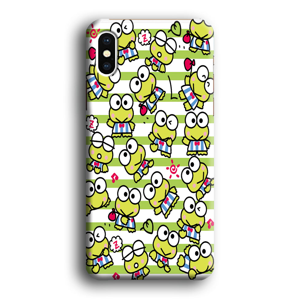 Keroppi Stripe iPhone XS Case