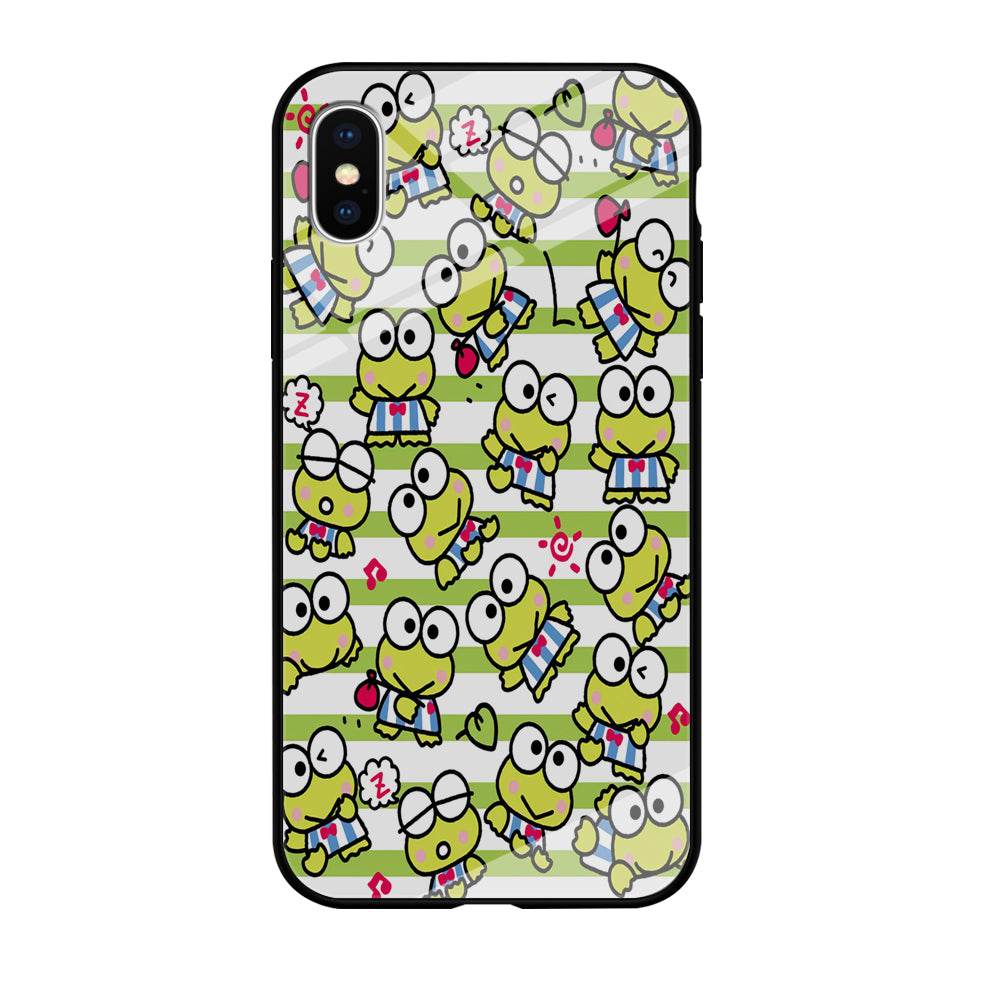 Keroppi Stripe iPhone XS Case