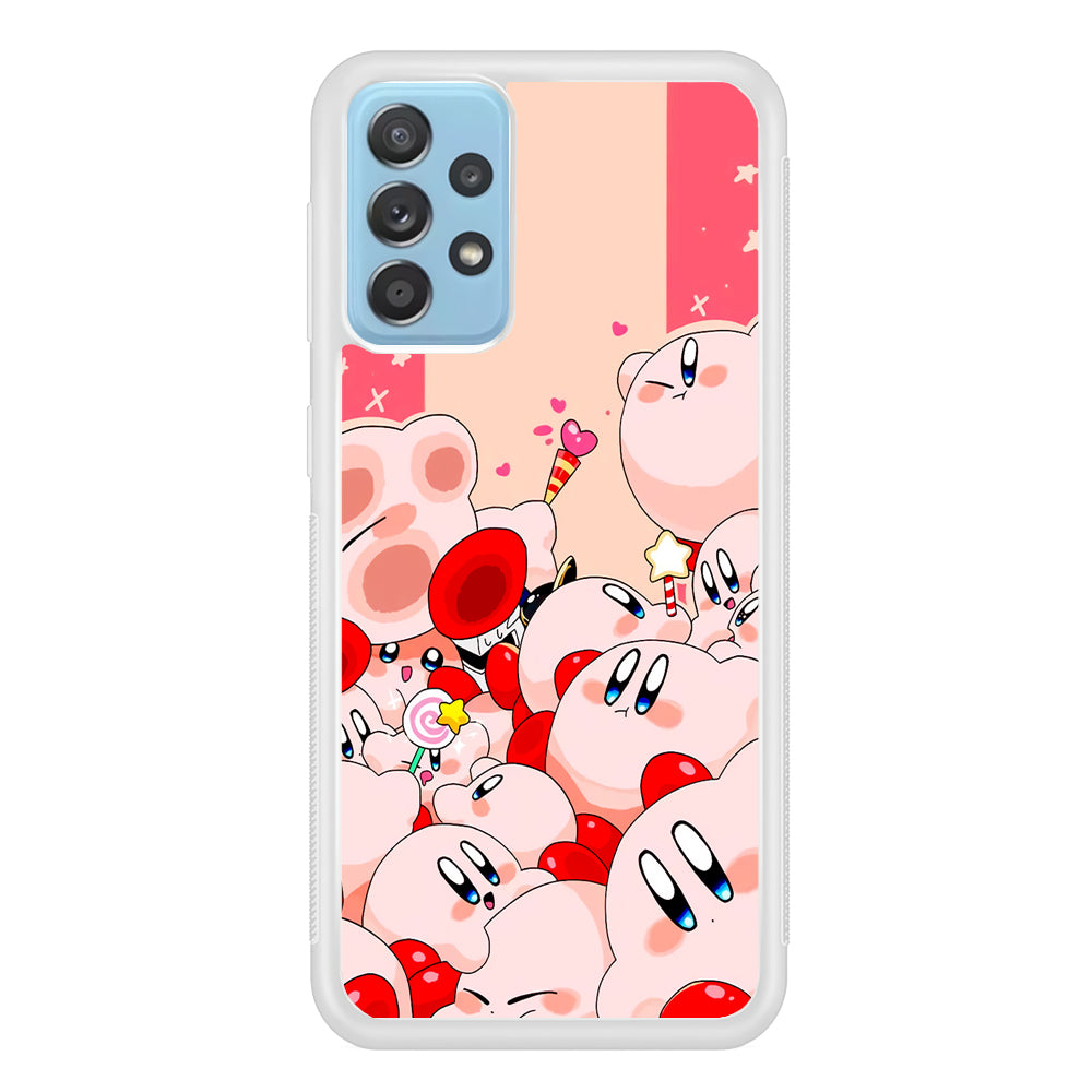 Kirby Cute Party Samsung Galaxy A52 Case