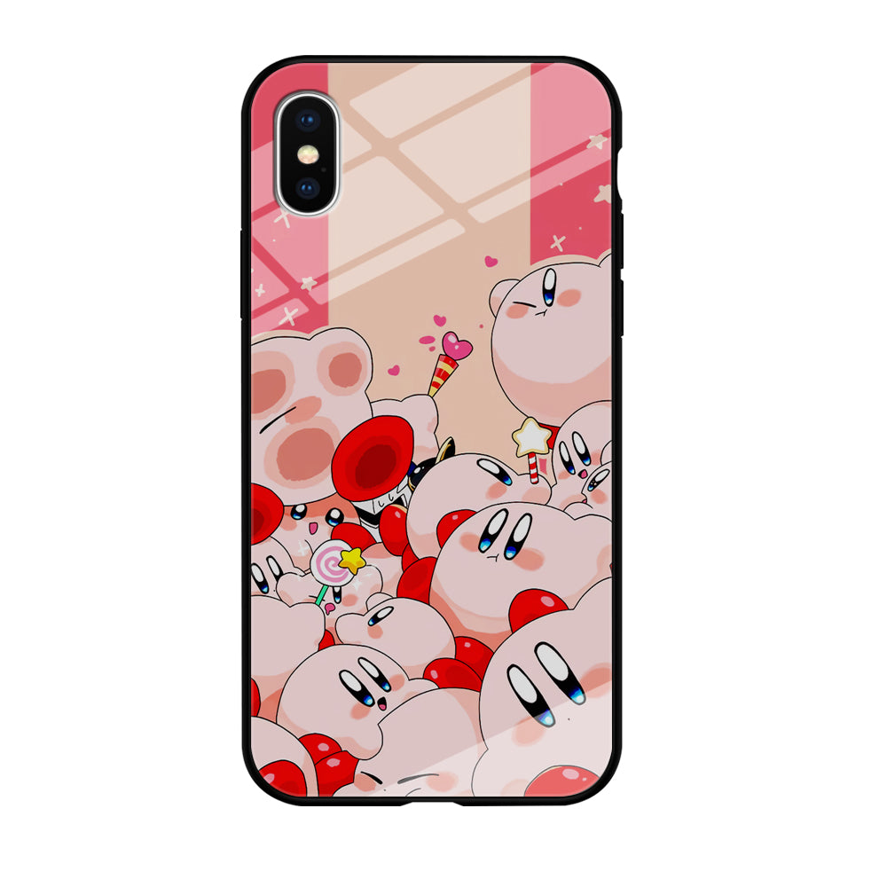 Kirby Cute Party iPhone XS Case