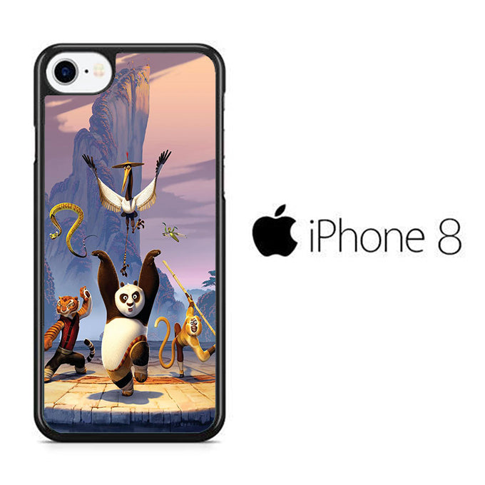 Kung Fu Panda Beattle Mode iPhone 8 Case