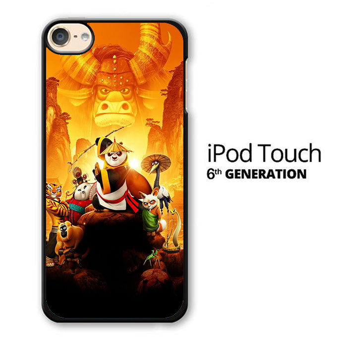 Kung Fu Panda Squad Wallpaper iPod Touch 6 Case - Ezzystore