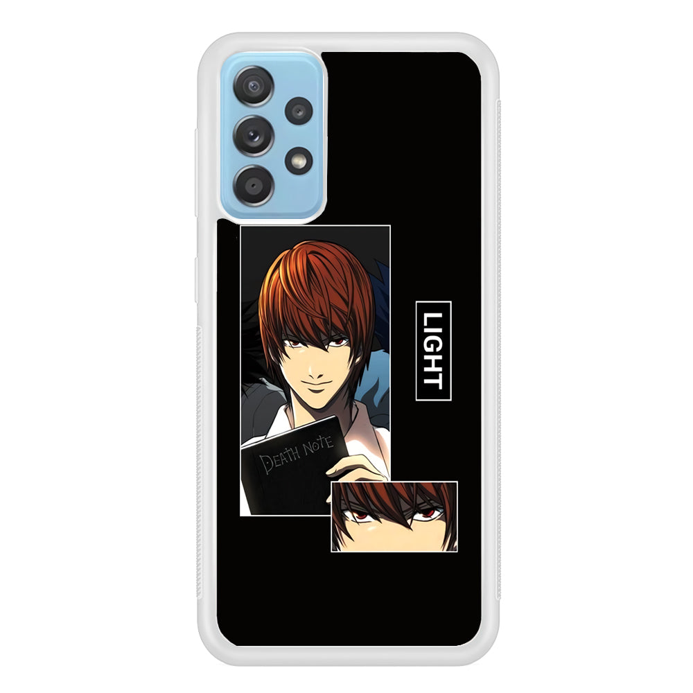 Light Yagami Death Note Book Samsung Galaxy A52 Case