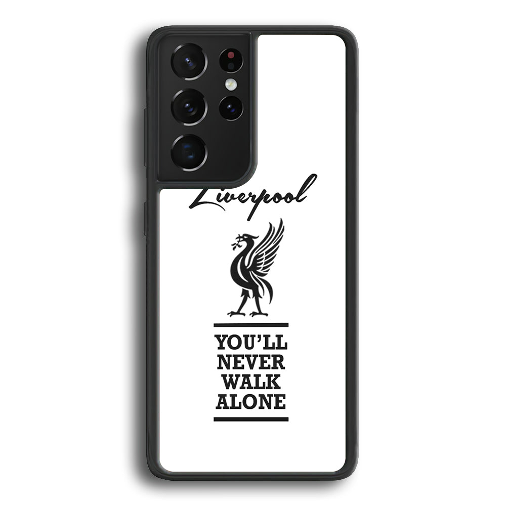 Liverpool YNWA Word Samsung Galaxy S21 Ultra Case - Ezzystore