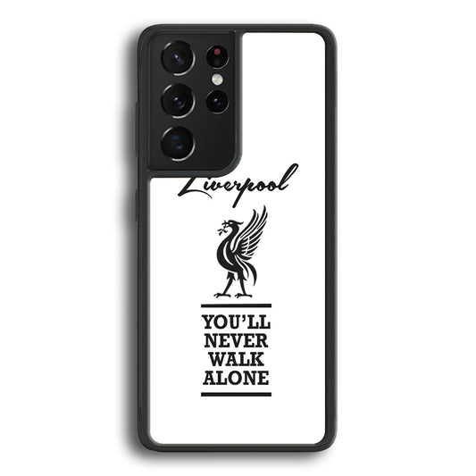 Liverpool YNWA Word Samsung Galaxy S21 Ultra Case - Ezzystore