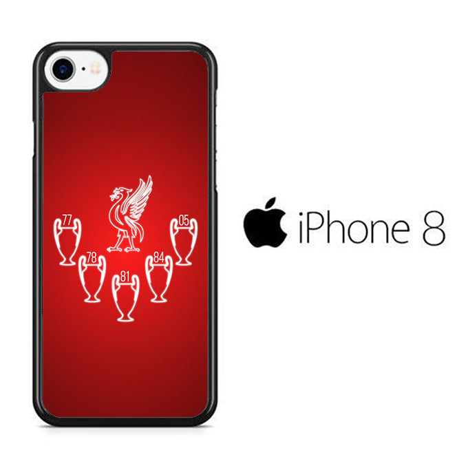Liverpool Champions League Trophy iPhone 8 Case