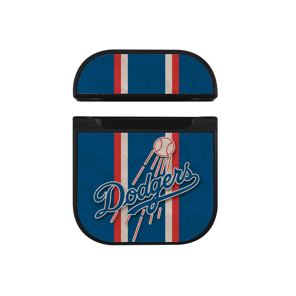 Los Angeles Dodgers Baseball Team Hard Plastic Case Cover For Apple Airpods