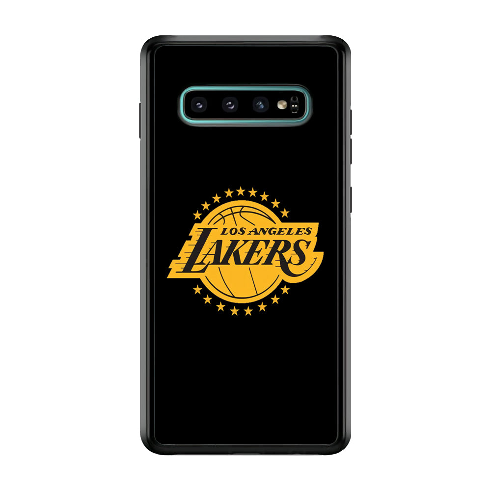 Los Angeles Lakers Black Logo Samsung Galaxy S10 Case