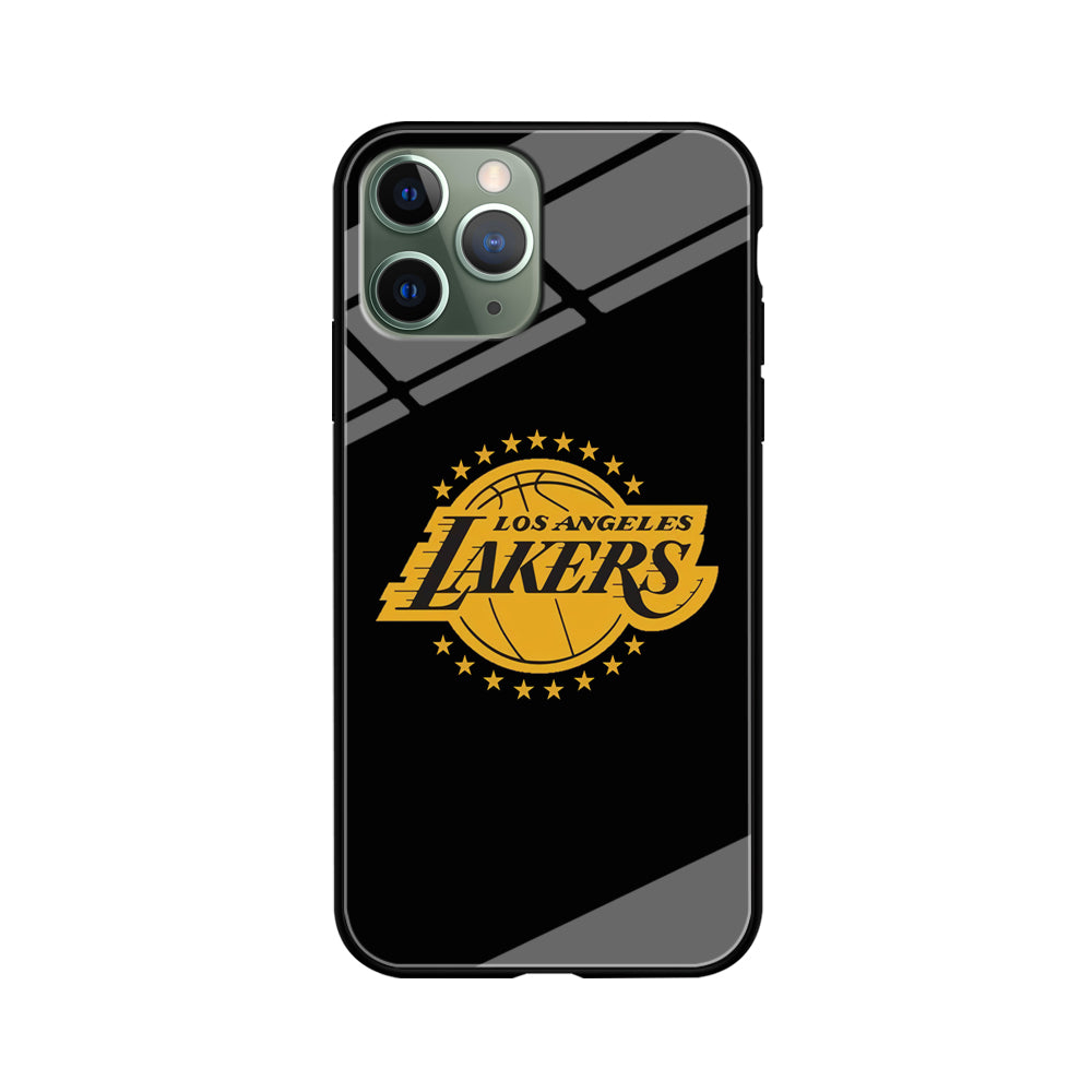 Los Angeles Lakers Black Logo iPhone 11 Pro Max Case