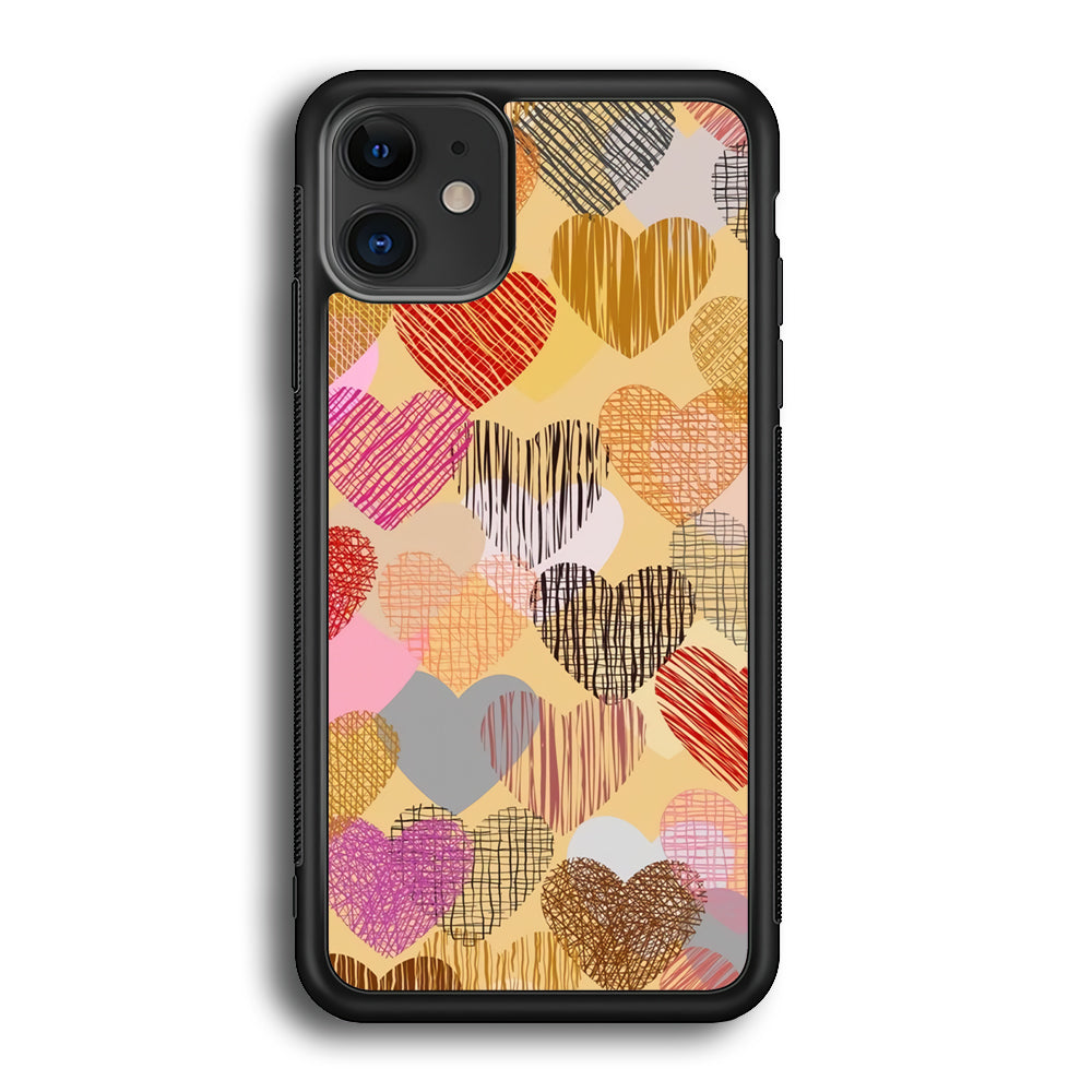Love Aesthetic Soft Colour iPhone 12 Case