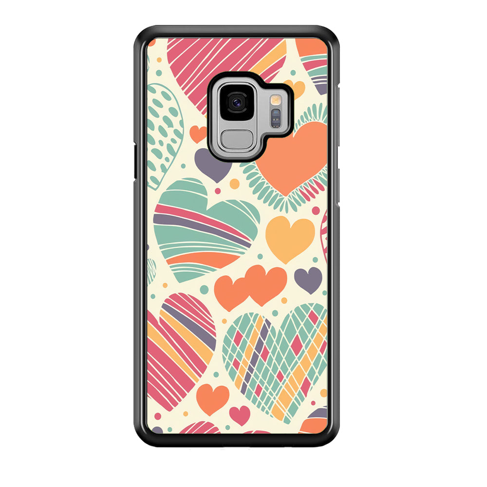 Love Cute White Samsung Galaxy S9 Case