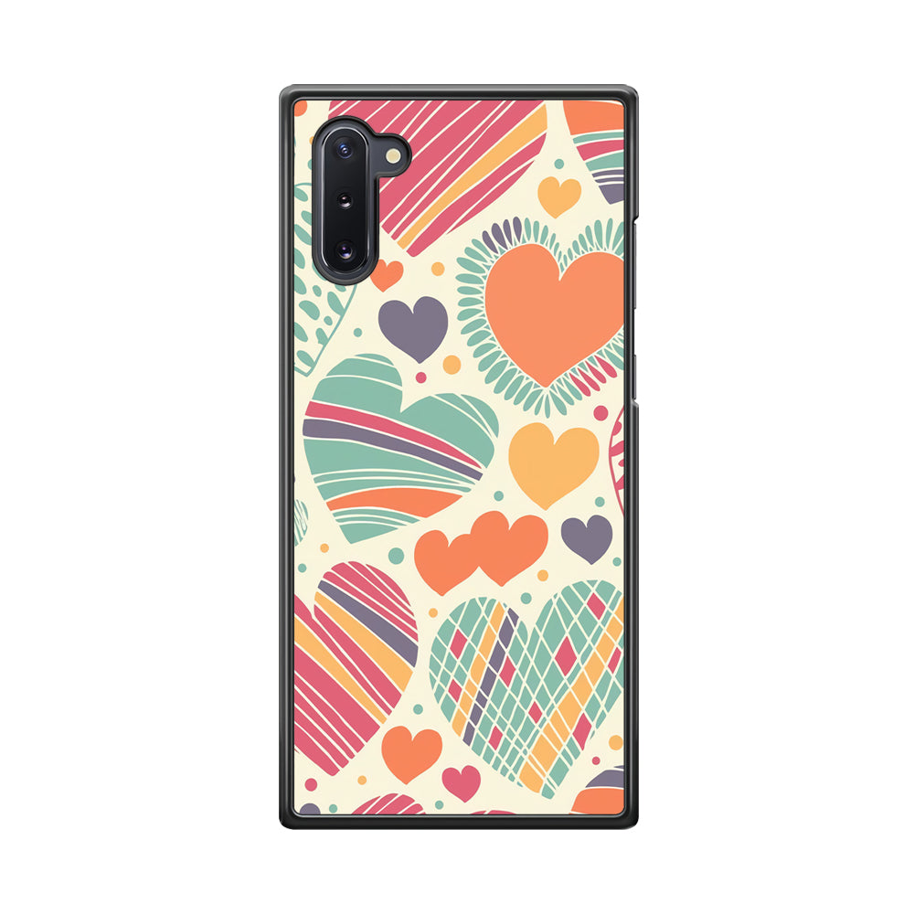 Love Cute White Samsung Galaxy Note 10 Case