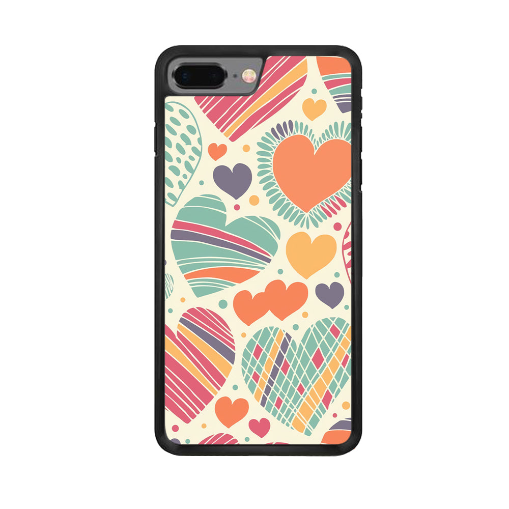 Love Cute White iPhone 8 Plus Case