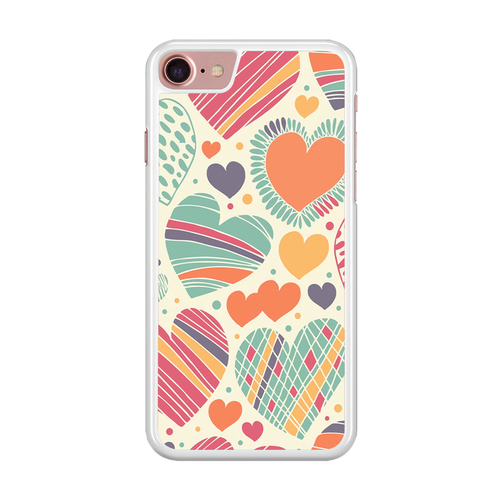 Love Cute White iPhone 8 Case