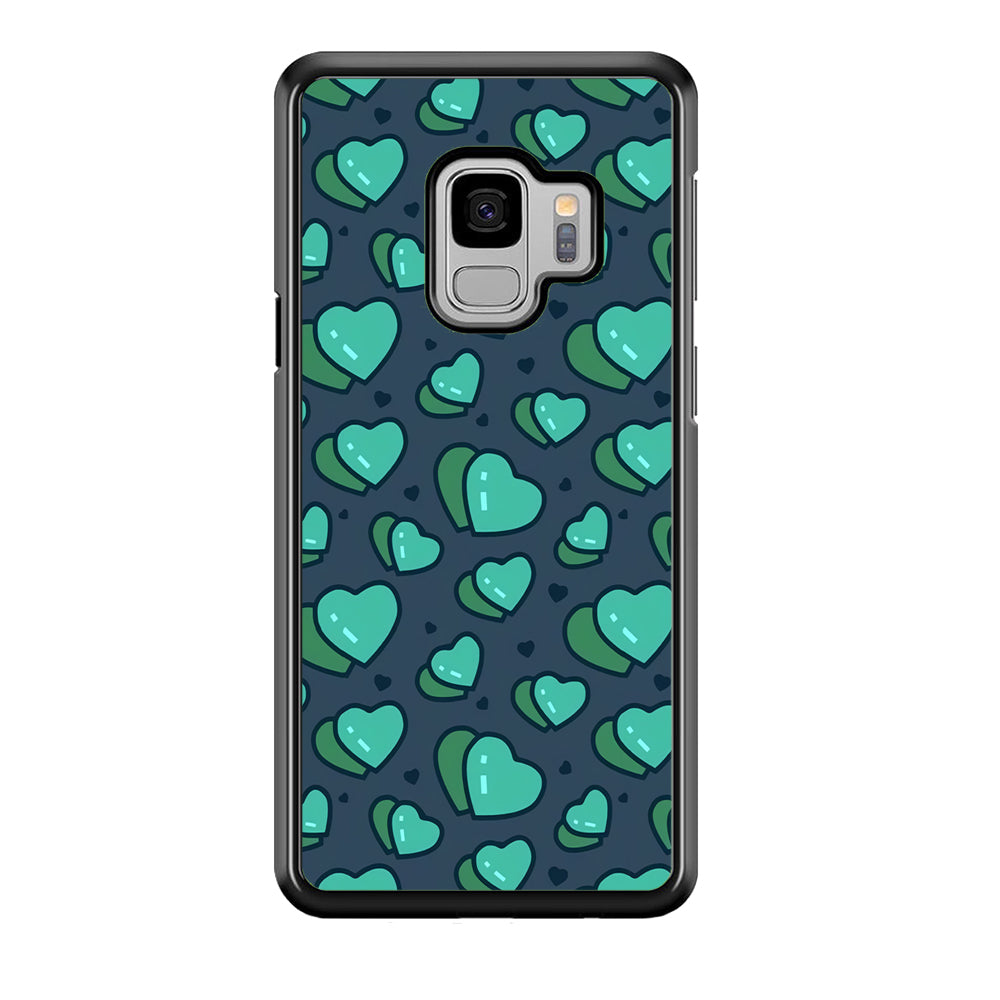 Love Green Doodle Samsung Galaxy S9 Case