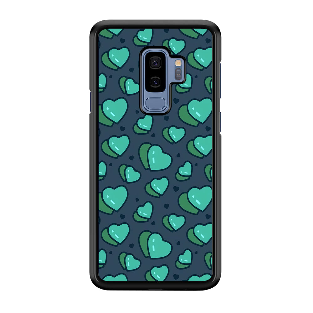 Love Green Doodle Samsung Galaxy S9 Plus Case