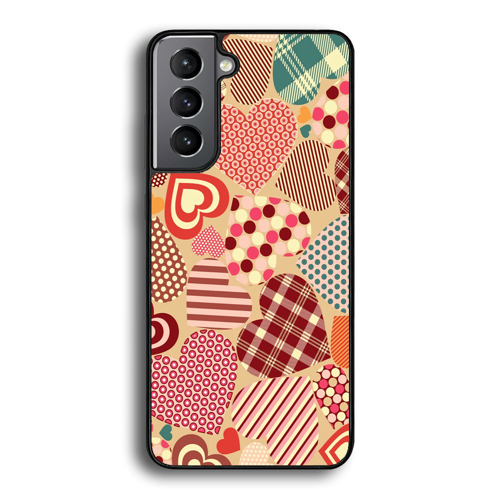 Love Luxe Pattern Samsung Galaxy S21 Plus Case