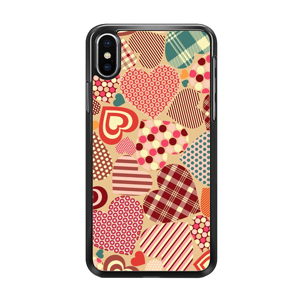 Love Luxe Pattern iPhone Xs Case