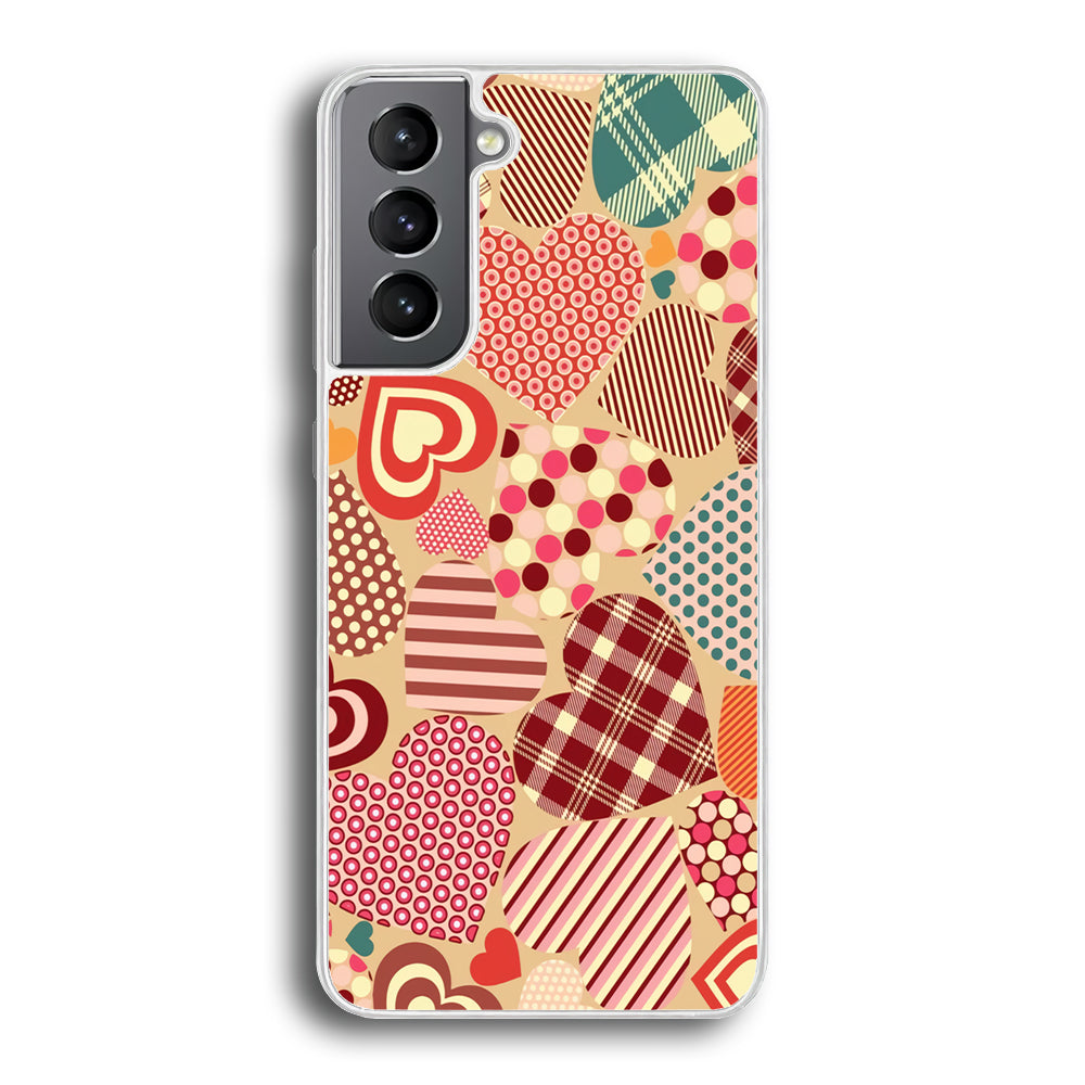 Love Luxe Pattern Samsung Galaxy S21 Plus Case