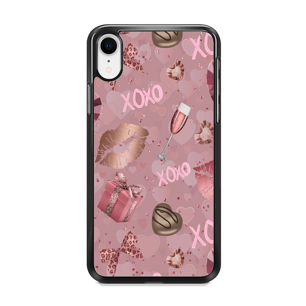 Love And Lips Cheers Wyne iPhone XR Case