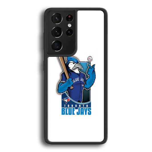 MLB Blue Jays Bird Icon Samsung Galaxy S21 Ultra Case - Ezzystore