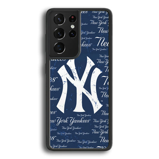MLB New York Yankees Team Samsung Galaxy S21 Ultra Case - Ezzystore