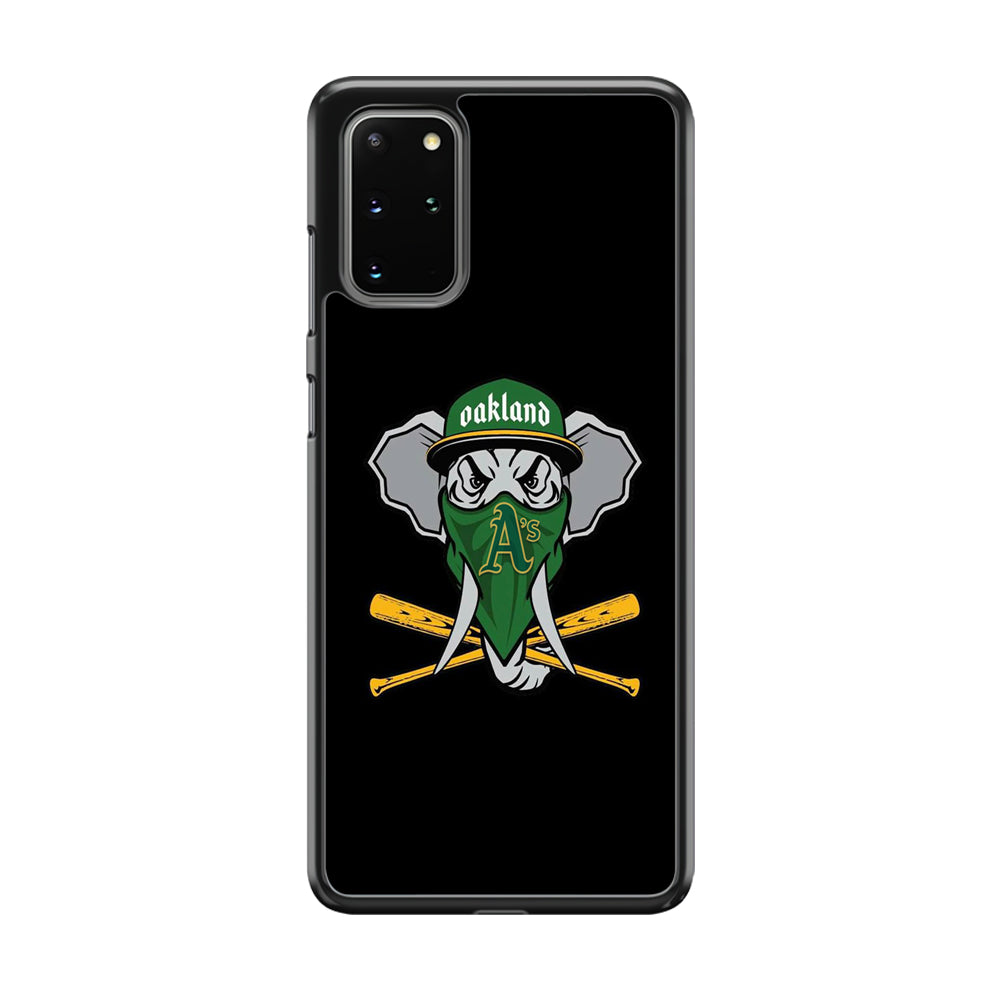 MLB Oakland Athletics Elephant Logo Samsung Galaxy S20 Plus Case