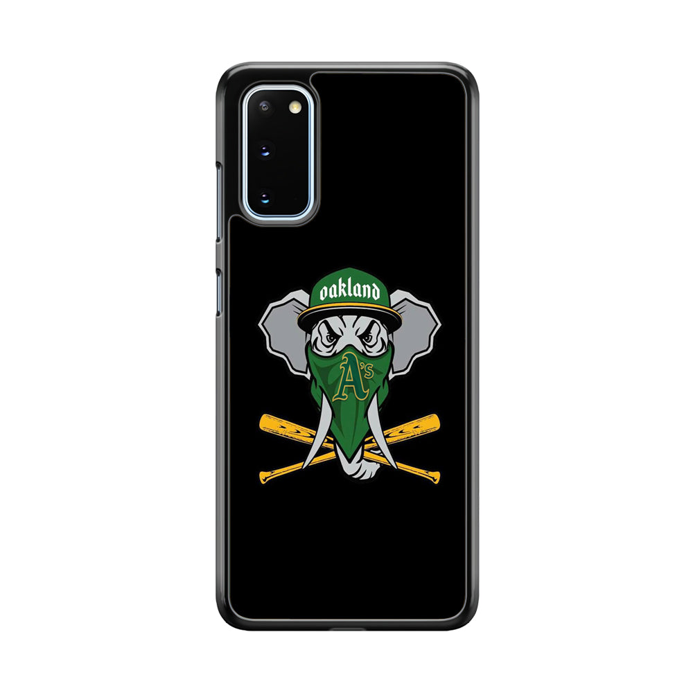 MLB Oakland Athletics Elephant Logo Samsung Galaxy S20 Case