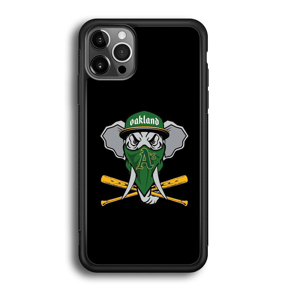 MLB Oakland Athletics Elephant Logo iPhone 12 Pro Case