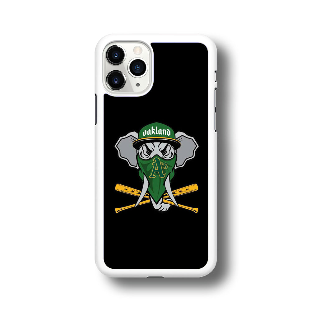 MLB Oakland Athletics Elephant Logo iPhone 11 Pro Max Case