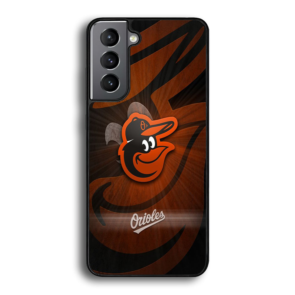 MLB Orioles Baltimore Logo Samsung Galaxy S21 Plus Case