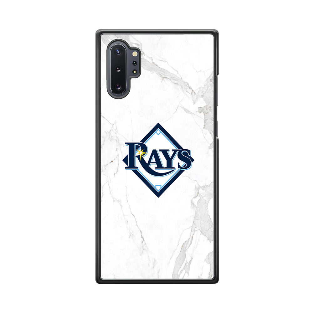 MLB Rays Logo Marble Samsung Galaxy Note 10 Plus Case