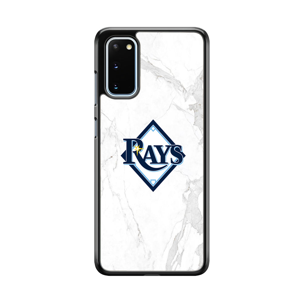 MLB Rays Logo Marble Samsung Galaxy S20 Case
