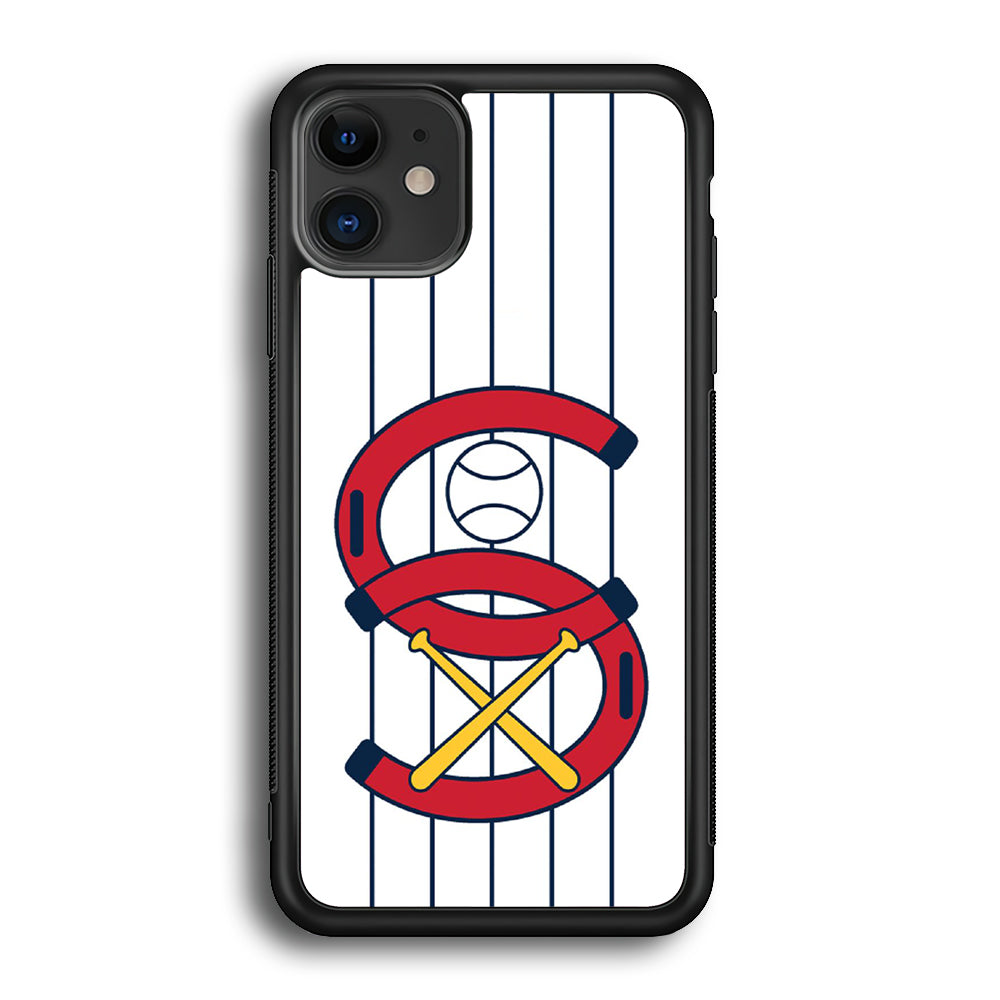 MLB White Sox White iPhone 12 Case