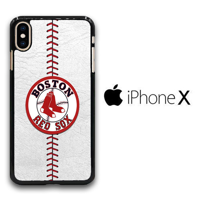 MLB Boston Red Sox Ball Skin iPhone X Case