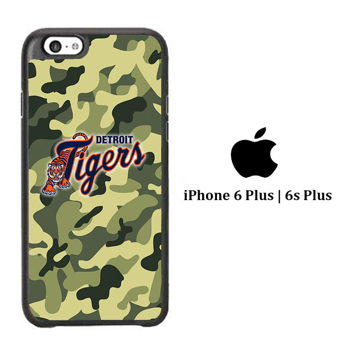 MLB Detroit Tigers Camo Green iPhone 6 Plus | 6s Plus Case