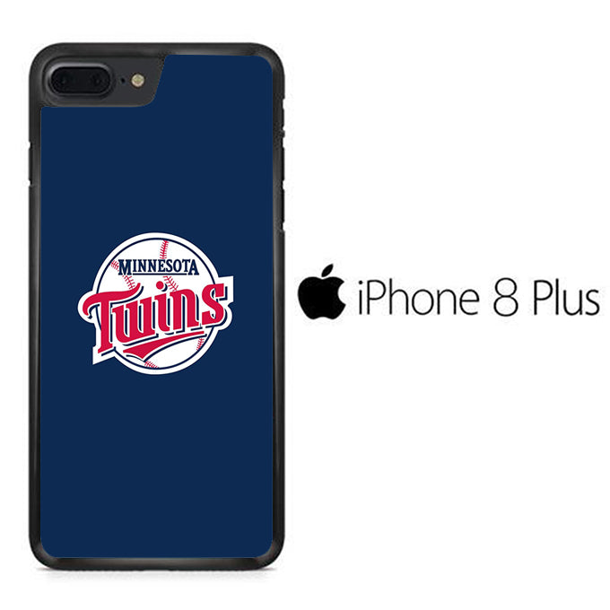 MLB Minnesota Twins Logo Blue iPhone 8 Plus Case