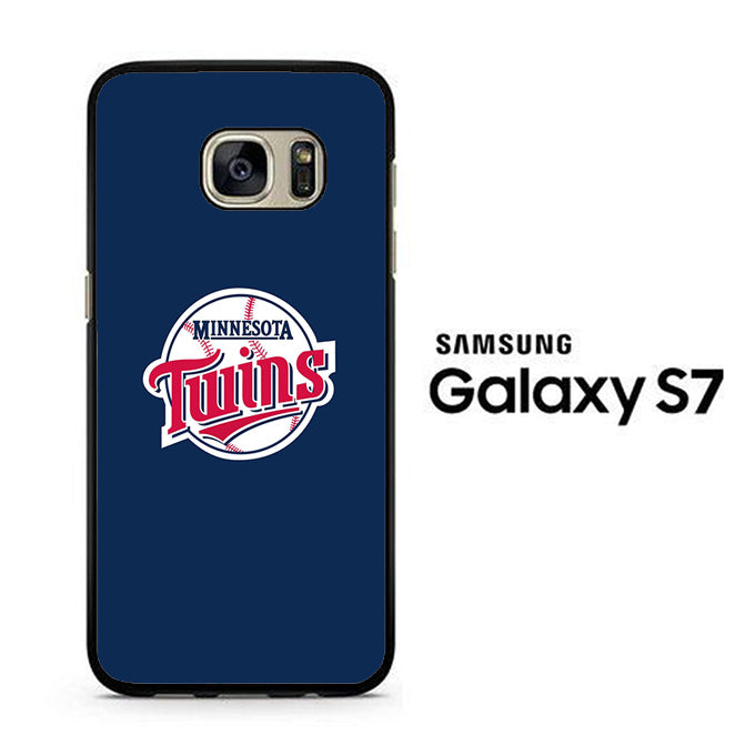 MLB Minnesota Twins Logo Blue Samsung Galaxy S7 Case