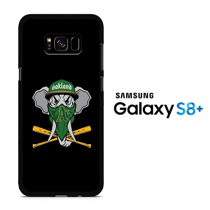MLB Oakland Athletics Elephant Logo Samsung Galaxy S8 Plus Case