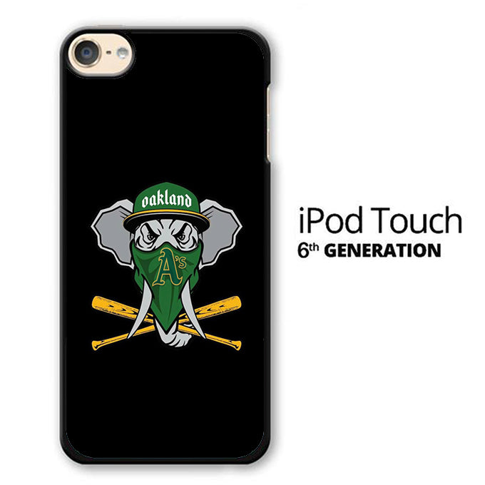 MLB Oakland Athletics Elephant Logo iPod Touch 6 Case - Ezzystore