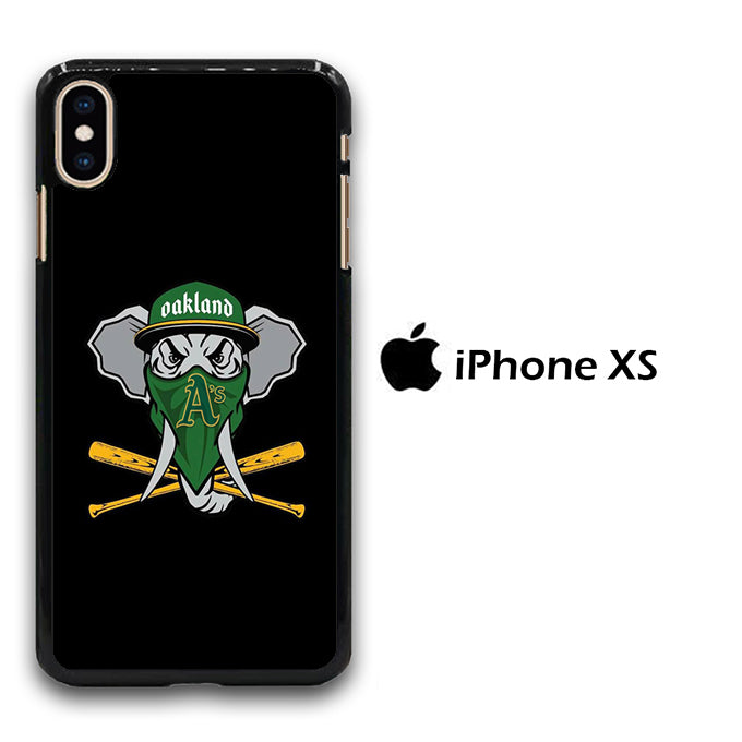 MLB Oakland Athletics Elephant Logo iPhone Xs Case