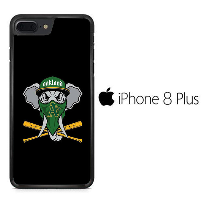 MLB Oakland Athletics Elephant Logo iPhone 8 Plus Case