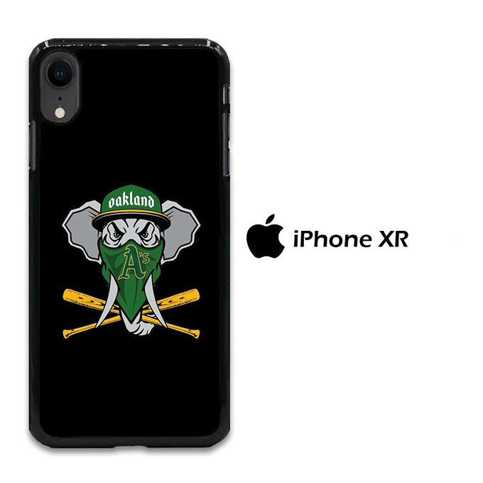 MLB Oakland Athletics Elephant Logo iPhone XR Case