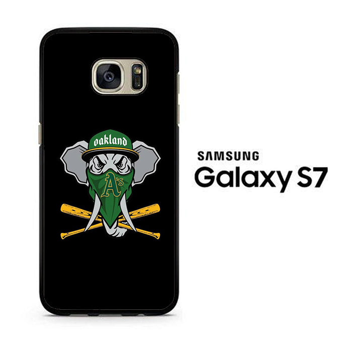 MLB Oakland Athletics Elephant Logo Samsung Galaxy S7 Case