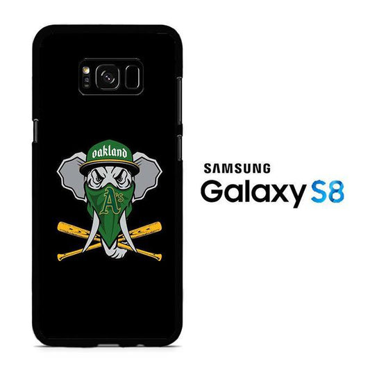 MLB  Oakland Athletics Elephant Logo Samsung Galaxy S8 Case - ezzyst